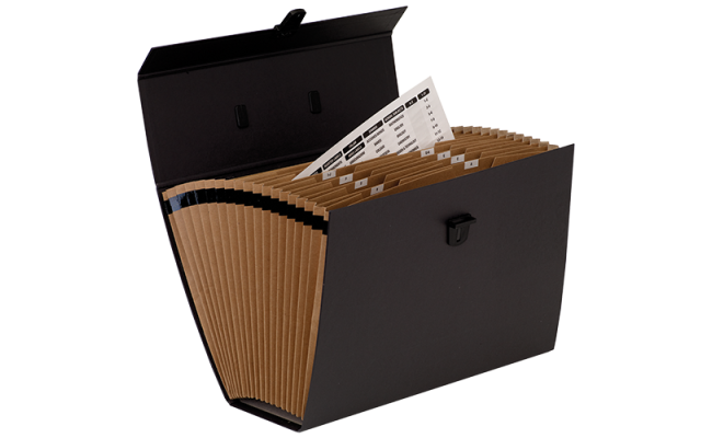 Fellowes Handifile Expanding Organiser - Black
